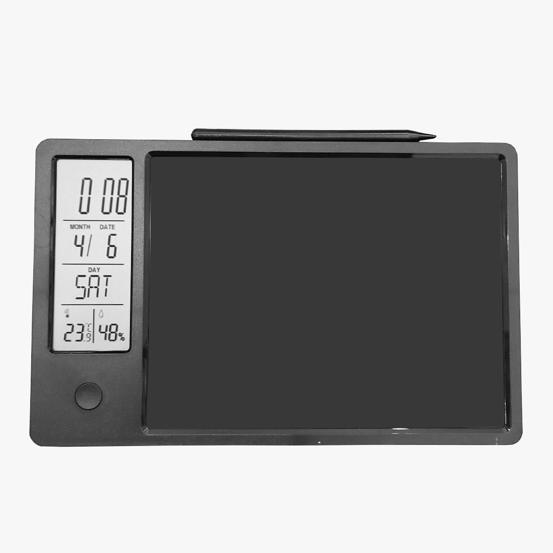 RELOJ TABLERO DE ESCRITURA CALENDARIO
